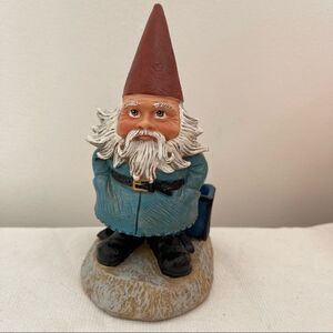 TRAVELOCITY The ROAMING GNOME Garden Yard Lawn Travel Buddy Statue Card Holder